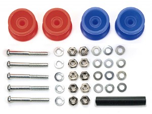 TAMIYA 1/32 迷你四驅車 低摩擦 雙層導輪 紅